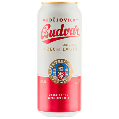 Пиво Budejovicky Budvar 0,50 л фото