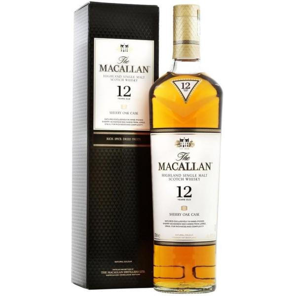 Виски Macallan Sherry Oak Cask12 Years Old Single Malt Speyside in gift box* 0,7 л фото