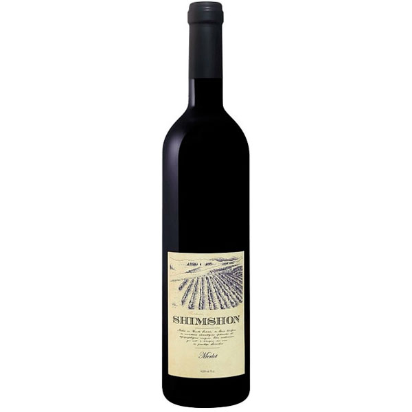 Вино Красное Сухое Shimshon Merlot Upper Galilee 2022 0,75 л фото