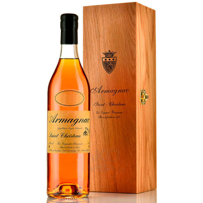 Арманьяк Saint Christeau in wooden box 1964 0,7 л фото