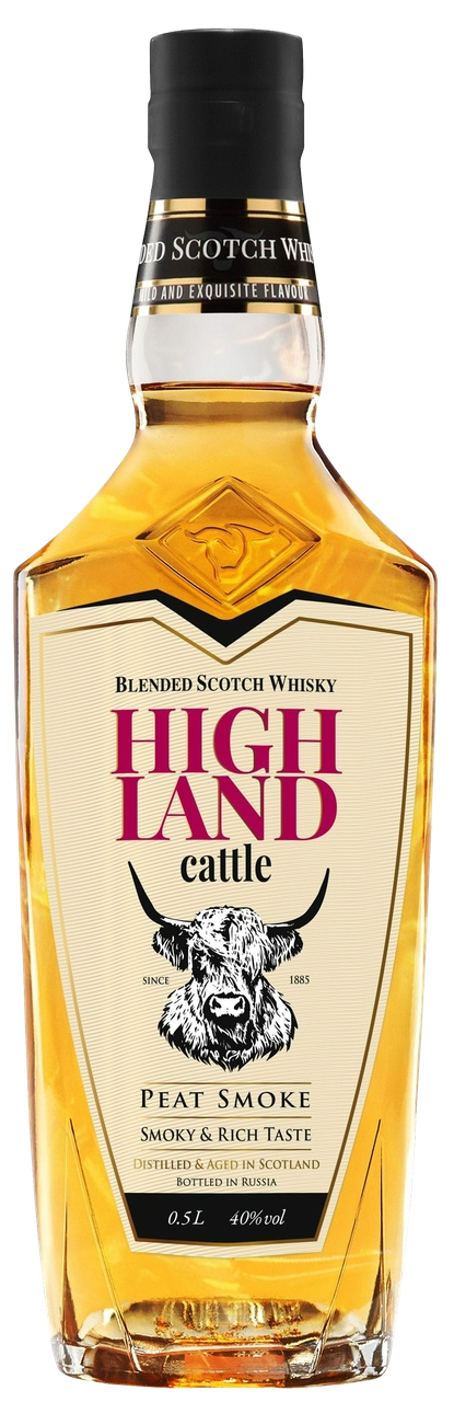 Виски Highland Cattle Peat Smoke 0,5 л фото
