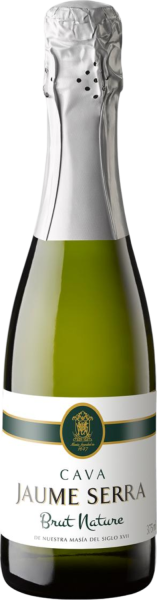 Вино игристое Белое Брют Jaume Serra Brut Nature Cava 2024 0,375 л фото