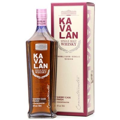 Виски Kavalan Concertmaster Sherry Cask Finish Single Malt in gift box 0,70 л фото