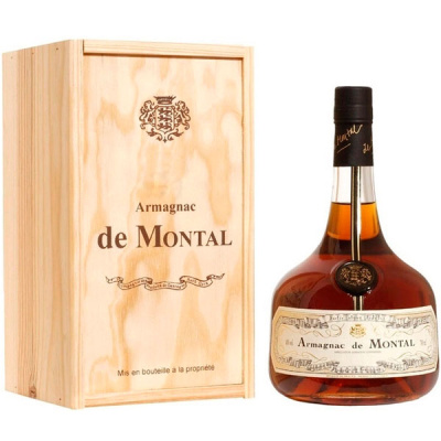 Арманьяк De Montal Bas-Armagnac in wooden box 1952 0,7 л фото