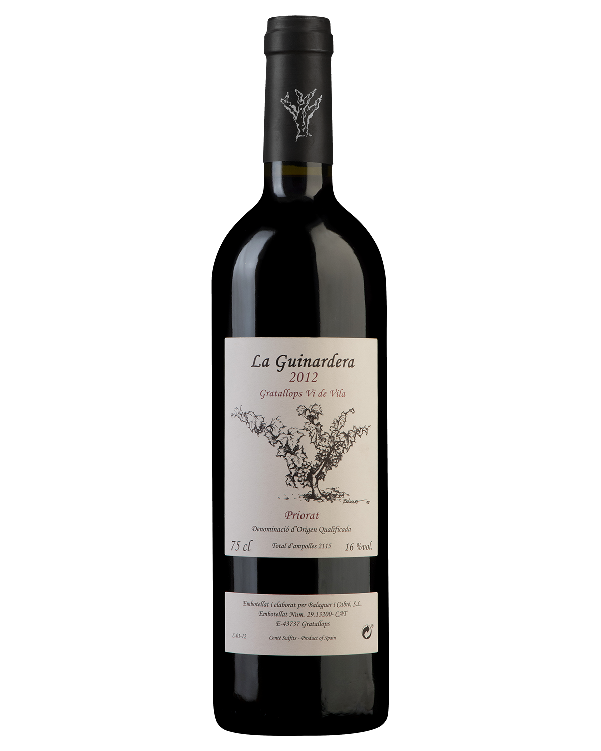 Вино Красное Сухое La Guinardera Gratallops Vi de Vila Priorat 0,75 л фото
