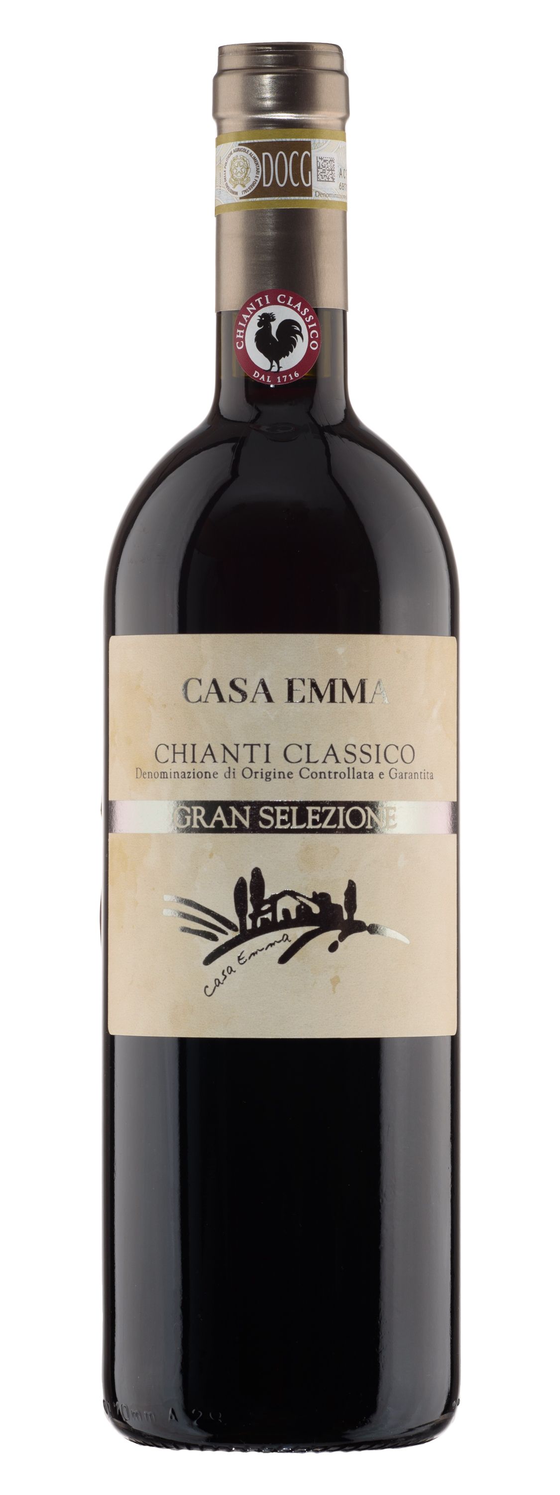 Вино Красное Сухое Casa Emma Gran Selezione Chianti Classico 2022 0,75 л фото