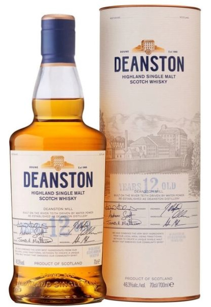 Виски Deanston 12 Years Old Single Malt Highland in tube 0,7 л фото