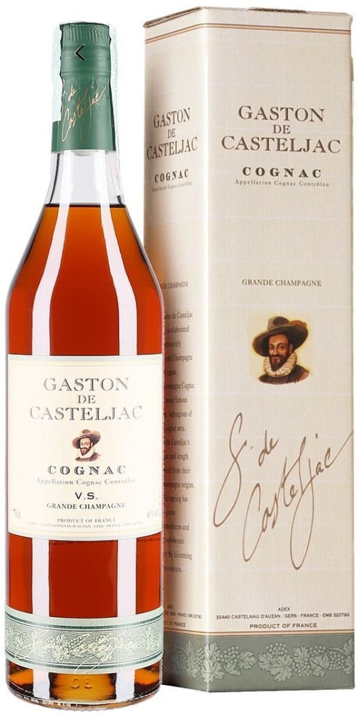 Коньяк Gaston de Casteljac VS Grande Champagne in gift box 0,7 л фото