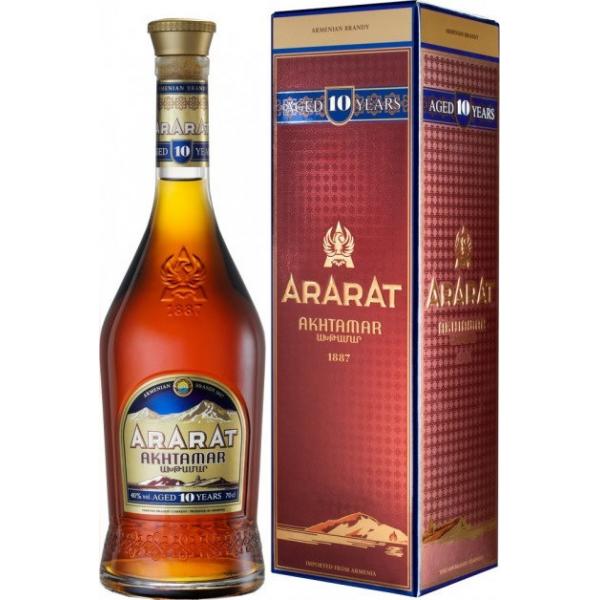 Бренди Ararat Akhtamar 10 years in gift box 0,7 л фото