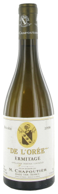 Вино М. Шапутье Эрмитаж де Л'Оре 1998 белое сухое 14% 0,75 л фото