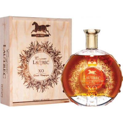 Коньяк Lautrec XO Grande Champagne in wooden box 0,7 л фото