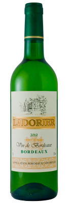 Вино Белое Сухое Ladorier Blanc Bordeaux 2020 0,75 л фото