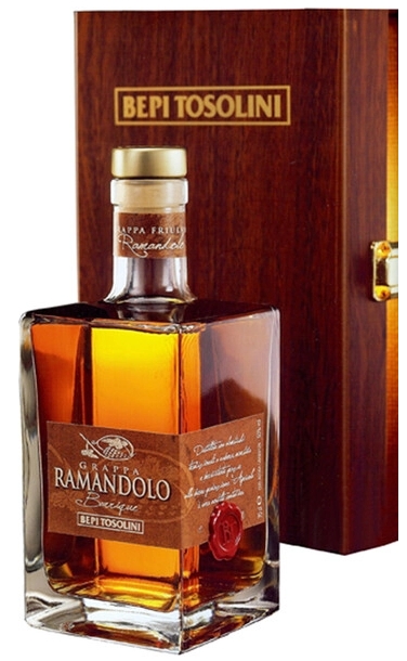 Граппа Bepi Tosolini Ramandolo Barrique Decanter in wooden box 0,7 л фото