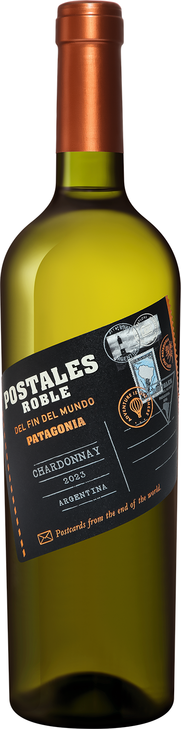 Вино Белое Сухое Bodega del Fin Del Mundo Postales Roble Chardonnay Patagonia 2023 0,75 л фото