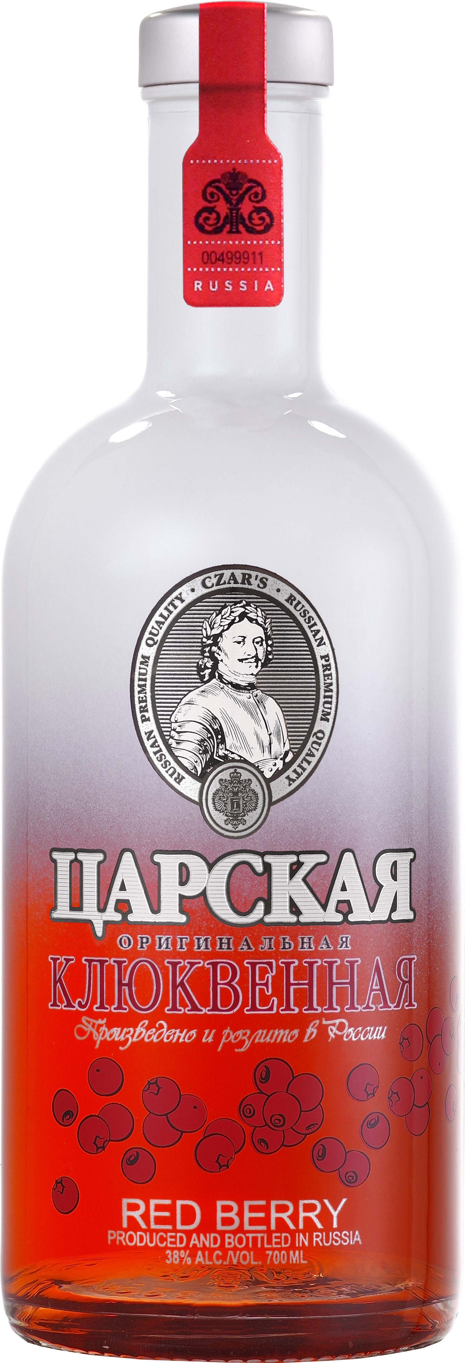 Водка Tsarskaja Original Cranberry Red 0,7 л фото