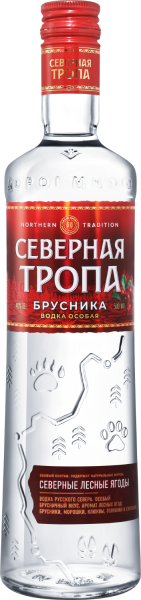 Водка Severnaya Tropa Brusnika 0,5 л фото
