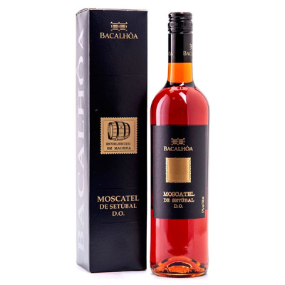 Вино креплёное Сладкое Bacalhoa Moscatel de Setubal in gift box 2018 0,75 л фото