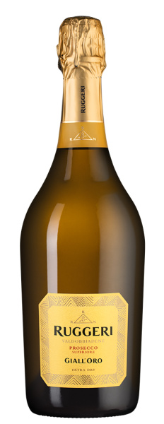 Вино игристое Белое Сухое Ruggeri Giall'Oro Valdobbiadene Prosecco Superiore 2024 0,75 л фото
