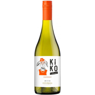 Вино Белое Сухое Undurraga Kiko Chardonnay 2023 0,75 л фото