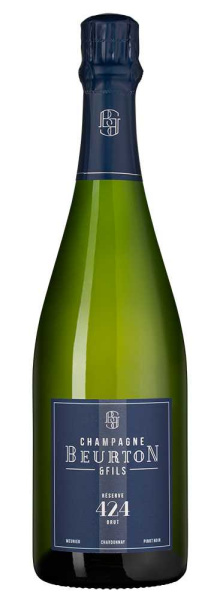 Вино игристое Белое Брют Beurton & Fils Reserve 424 Brut Champagne 2023 0,75 л фото