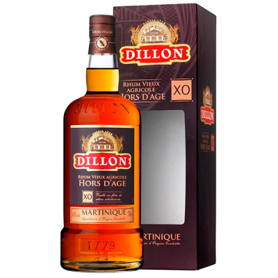 Ром Dillon Hors d'Age XO Martinique in gift box 0,70 л фото