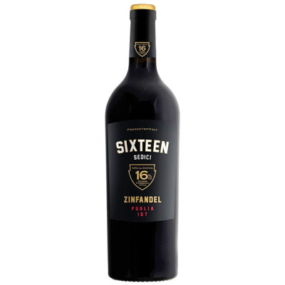 Вино Красное Полусухое Sixteen Zinfandel Puglia 2018 0,75 л фото