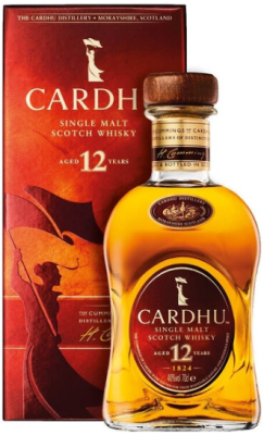 Виски Cardhu 12 Years Old Single Malt Speyside in gift box 0,7 л фото