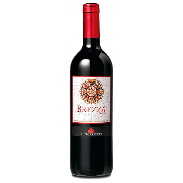 Вино Красное Полусухое Lungarotti Brezza Rosso Umbria 2016 0,75 л фото