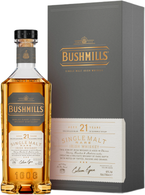 Виски Bushmills Single Malt 21 YO in gift box 0,7 л фото