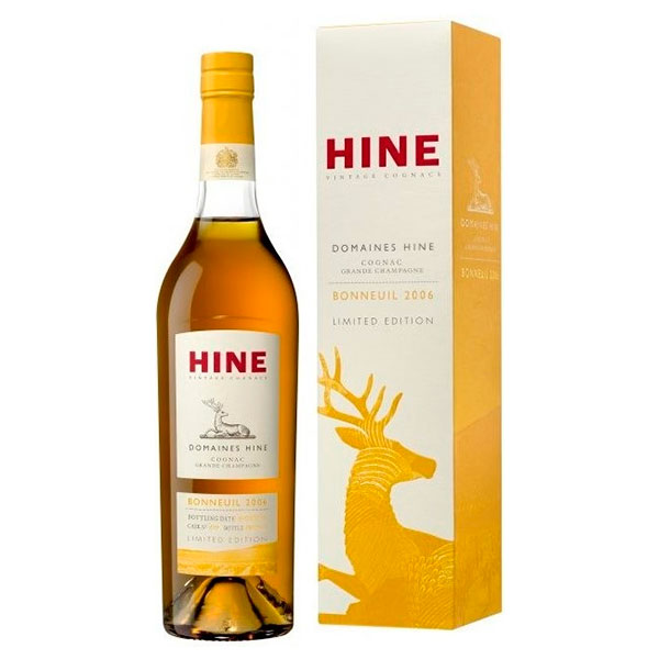 Коньяк Hine Domaines Hine Bonneuil Grande Champagne in gift box 2006 0,7 л фото