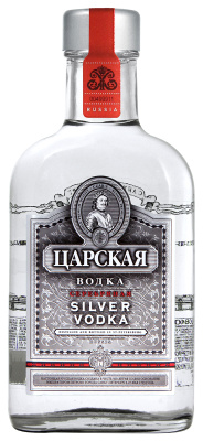 Водка Царская Серебряная 40% 0,25 л фото