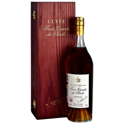 Коньяк Tiffon Cuvee Trois Quart de Siecle in wooden box 0,7 л фото