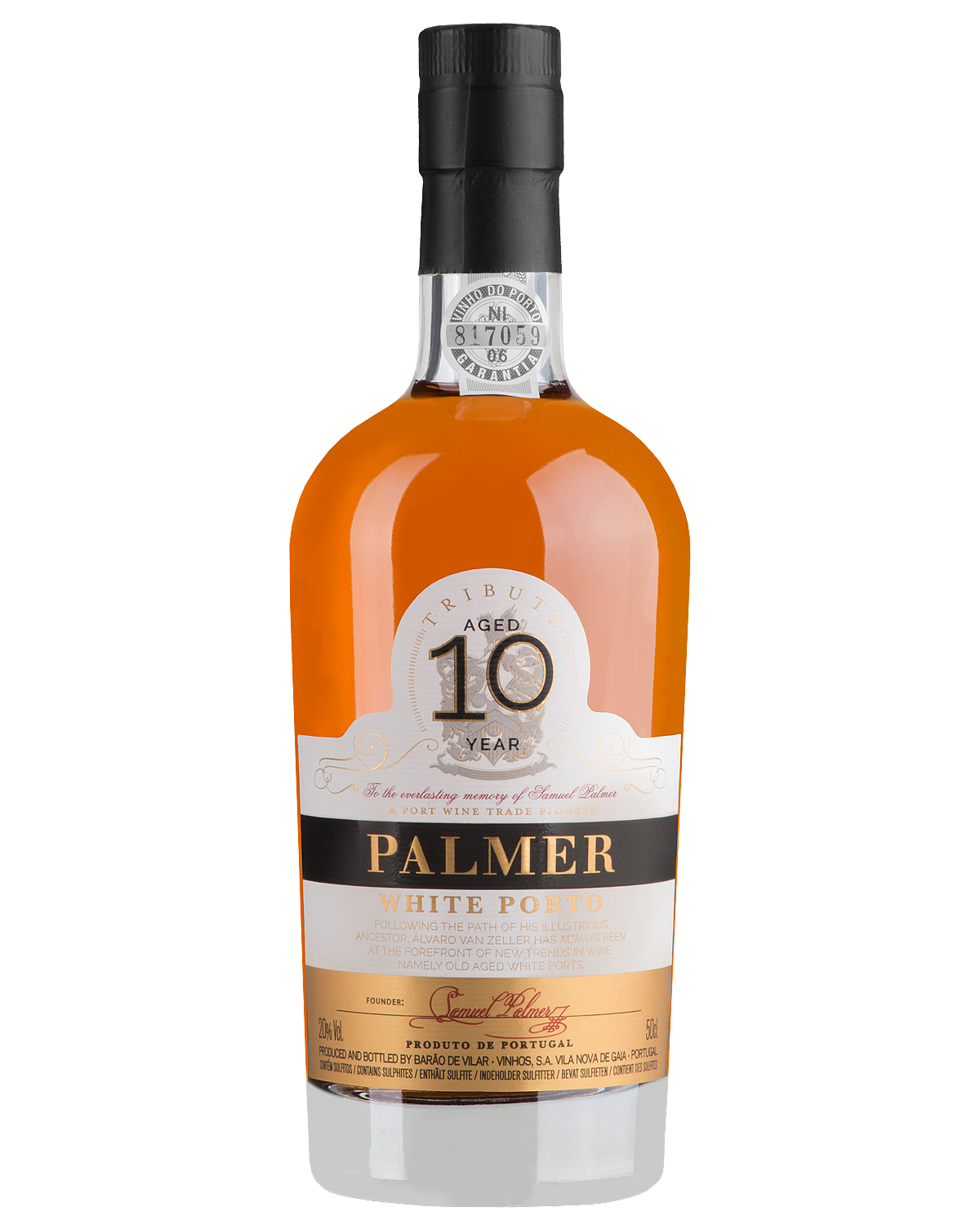 Портвейн Белое Palmer White 10 Years Old 0,5 л фото