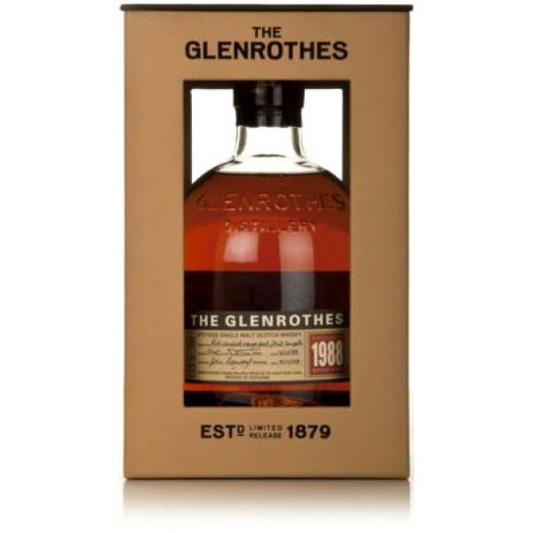 Виски Glenrothes Single Malt Speyside in gift box 1988 0,70 л фото