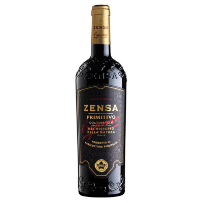 Вино Красное Полусухое Zensa Primitivo Organic Puglia 2022 0,75 л фото