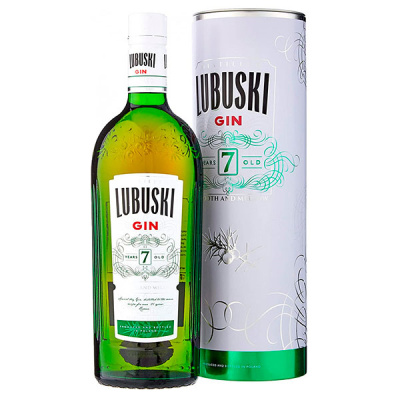 Джин Lubuski 7 Years Old in tube 0,70 л фото