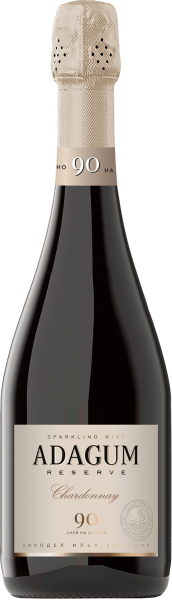 Вино игристое Белое Брют Adagum Reserve Chardonnay 2024 0,75 л фото