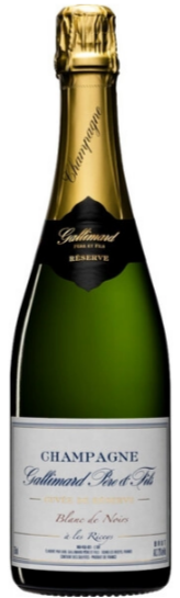 Вино игристое Белое Брют Gallimard Pere et Fils Cuvee de Reserve Blanc de Noirs Champagne 0,75 л фото