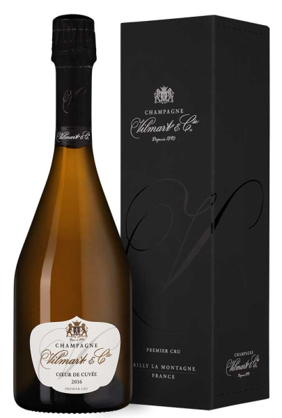 Вино игристое Белое Брют Vilmart & Cie Coeur de Cuvee Champagne in gift box 2016 0,75 л фото