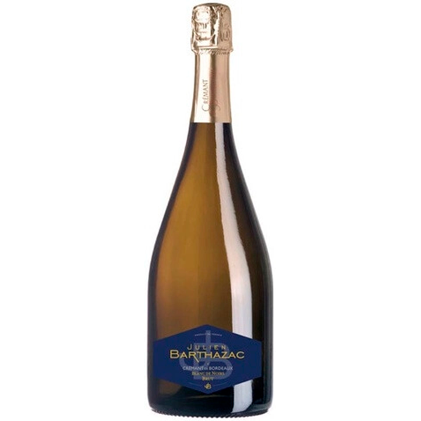 Вино игристое Белое Брют Julien Barthazac Blanc de Noirs Cremant de Bordeaux Brut 0,75 л фото