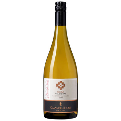 Вино Белое Сухое Casas del Toqui Barrel Series Reserva Chardonnay Cachapoal Valley 2020 0,75 л фото