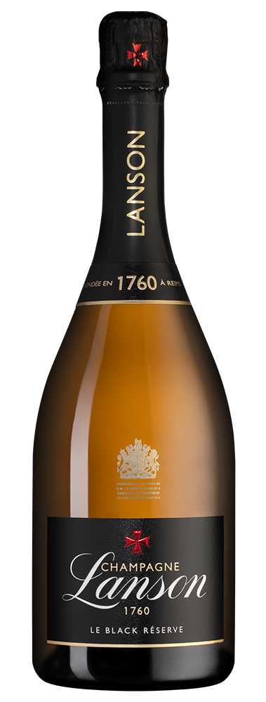 Вино игристое Белое Брют Lanson Le Black Reserve Brut Champagne 2018 0,75 л фото
