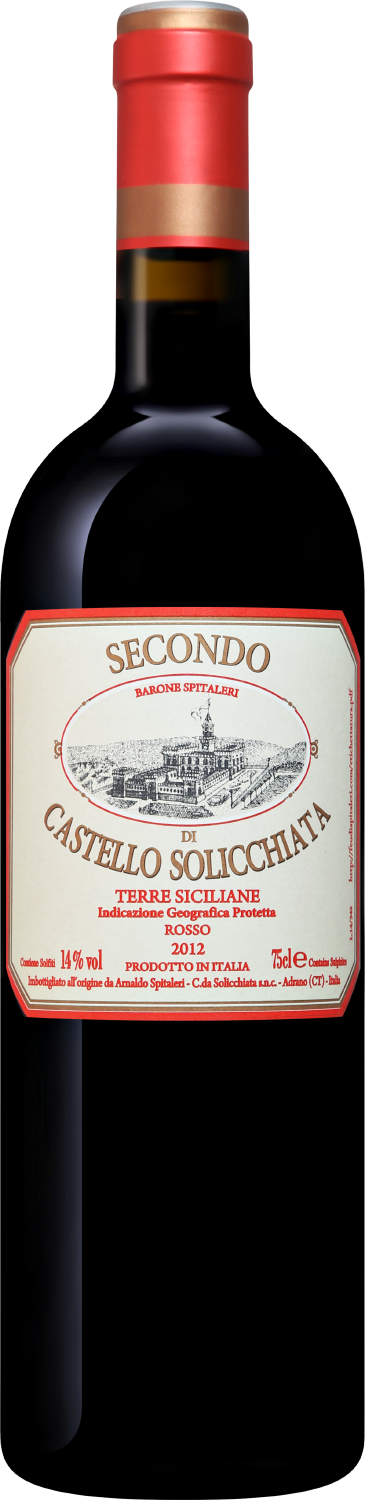 Вино Красное Сухое Secondo di Castello Solicchiata Sicilia 2012 0,75 л фото