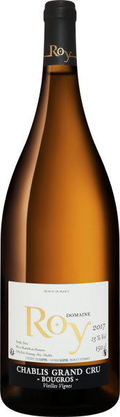 Вино Белое Сухое Domaine Roy Chablis Grand Cru Bougros 2017 1,5 л фото