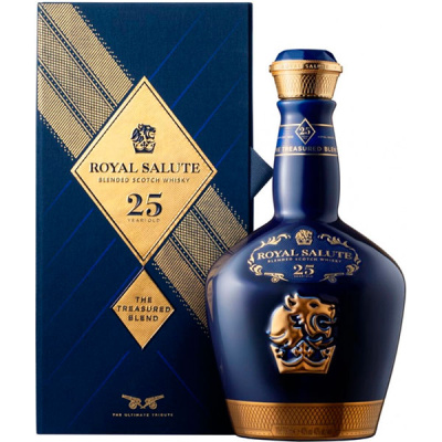 Виски Chivas Royal Salute 25 Years Old The Treasured Blend in gift box 0,7 л фото