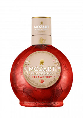 Ликер Mozart White Chocolate Cream Strawberry 0,5 л фото