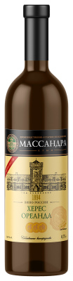 Херес Массандра Ореанда Херес 2021 белое 16% 0,75 л фото