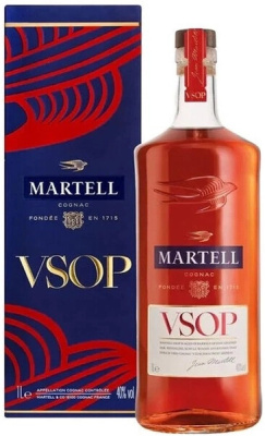 Коньяк Martell VSOP in gift box 1 л фото