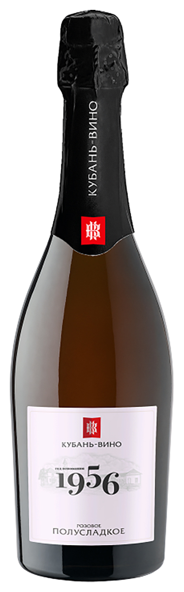 Вино игристое Розовое Полусладкое Tamanskoe 1956 Rose Semi-Sweet 2021 0,75 л фото