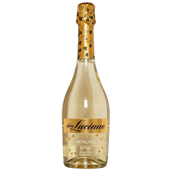 Вино игристое Белое Полусладкое Don Luciano Moscato 2021 0,75 л фото